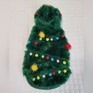 Dog Christmas Tree Costume Outfit Apparel, Green, Sz Small, NWOT